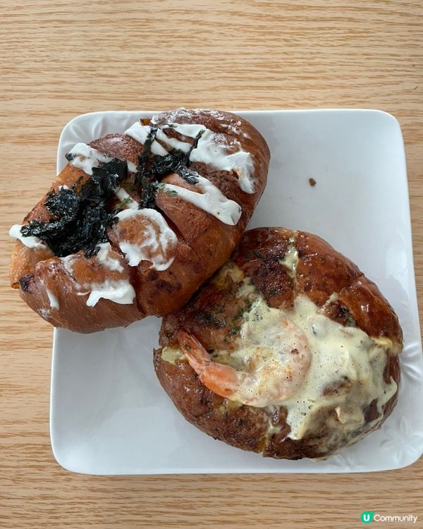 🇰🇷🌊濟州島超人氣鹽麵包！明太子鹽麵包真係好邪惡！🥖