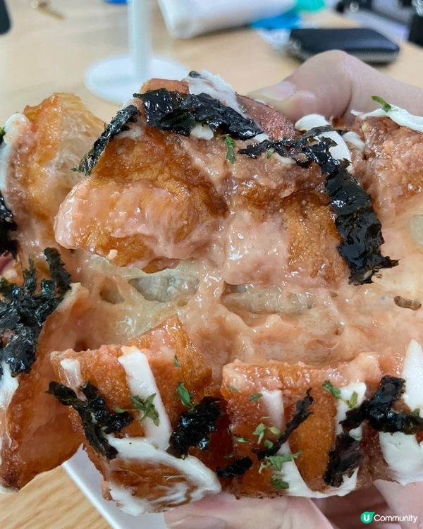 🇰🇷🌊濟州島超人氣鹽麵包！明太子鹽麵包真係好邪惡！🥖