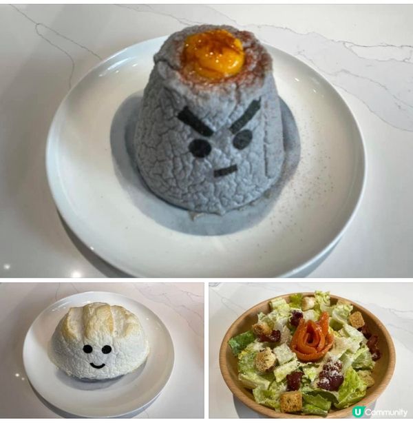 見到外表好得意，就去咗幫襯呢間餐廳，叫咗烏卒卒火山飯，一舊雲...