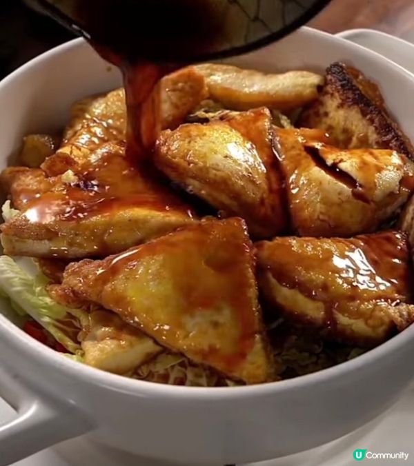 《晚餐 之 古早汁白菜豆腐煲》