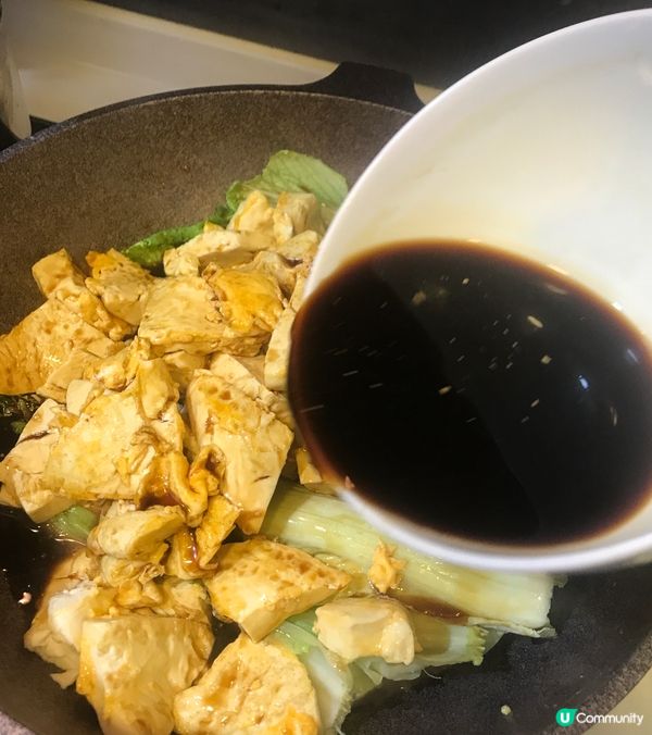 《晚餐 之 古早汁白菜豆腐煲》