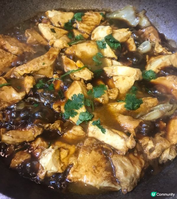 《晚餐 之 古早汁白菜豆腐煲》