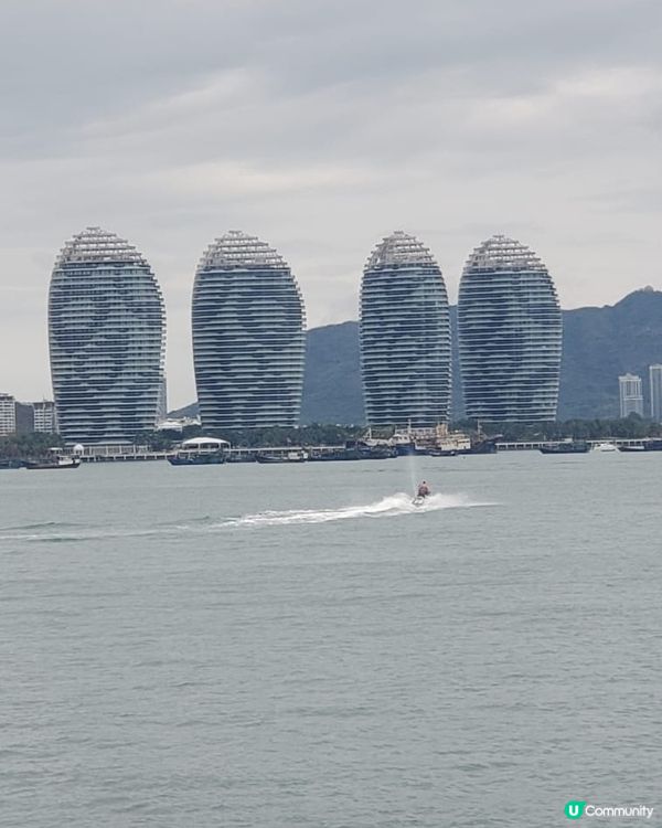 三亞鳳凰島外牆燈飾