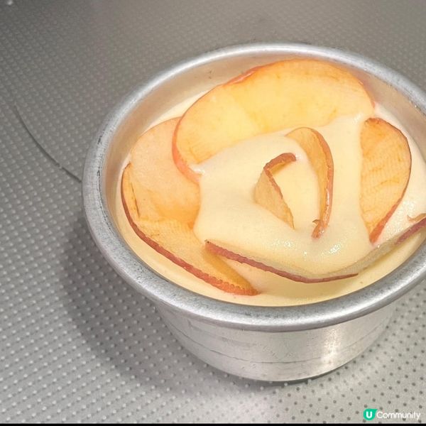 自我陶醉的自家製花花戚風蛋糕