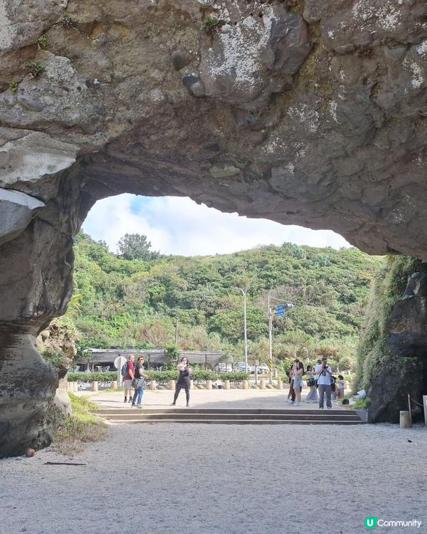 石門洞打卡📸 新北必去景點！