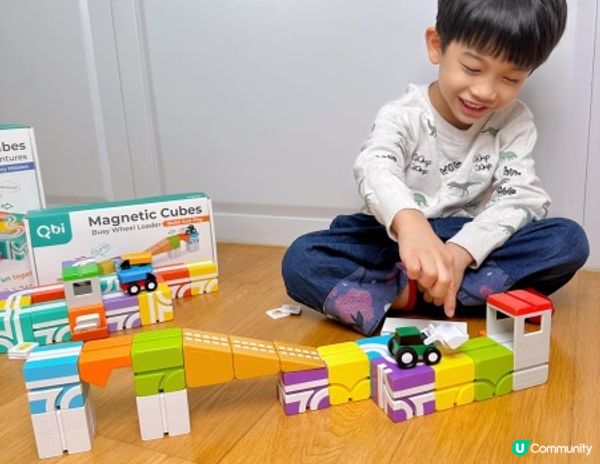 團購低至6折 | Qbi益智STEM磁吸積木軌道玩具