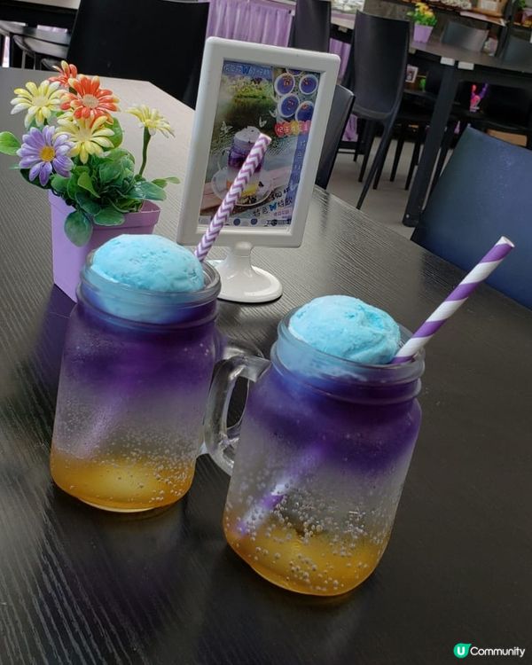 蝶豆花雪糕特色飲品