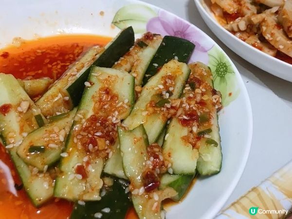 涼拌麻辣青瓜蓮藕