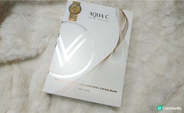 護膚 ｜ 花漾皙AQUA C.肌光雙Ｖ面膜，好用服貼的面膜只有靠你了