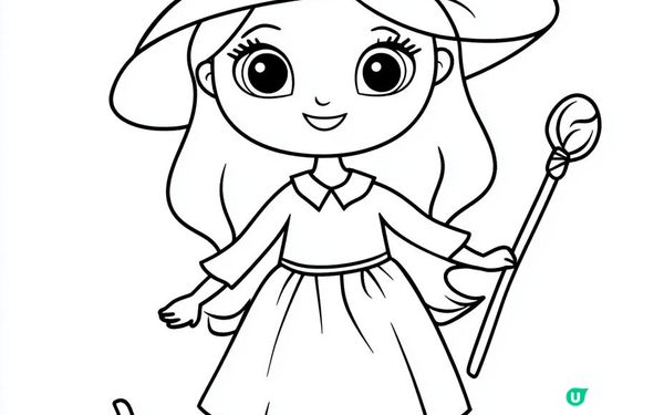 兒童著色頁：萬聖節著色頁