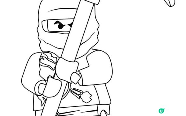 幻影忍者着色：儿童创造力的灵感来源