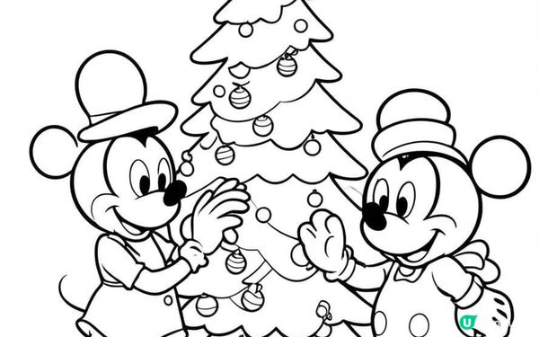 迪士尼圣诞着色：儿童的神奇时刻