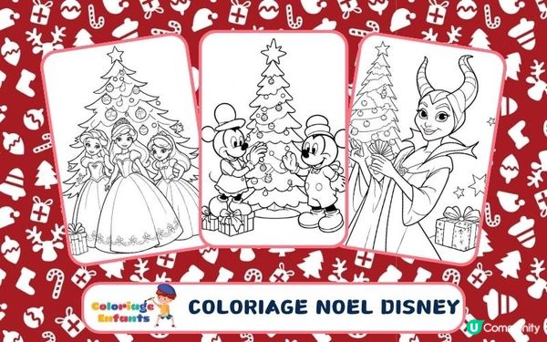 迪士尼圣诞着色：儿童的神奇时刻