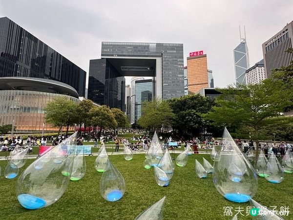 香港好去處 | 金鐘 | 添馬公園舞動水滴展