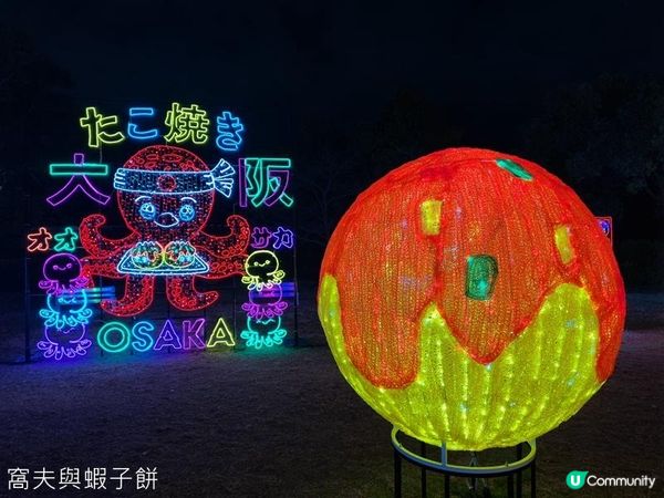 日本關西廣域八天之旅 | 大阪城燈光秀