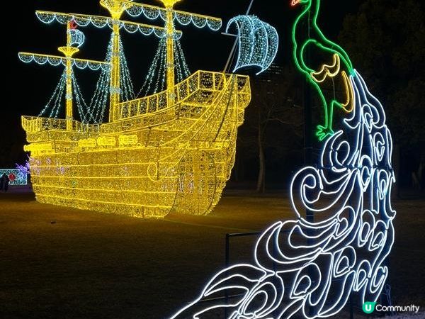 日本關西廣域八天之旅 | 大阪城燈光秀