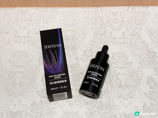 髮量豐盈感的秘密：Intress 盈翠絲活化髮根養髮液開箱