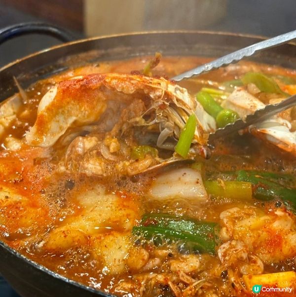 🇰🇷韓國龍山站人氣辣蟹湯專門店！