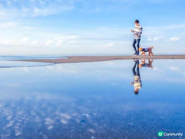 新潟 稻田的小鹽湖 西蒲区