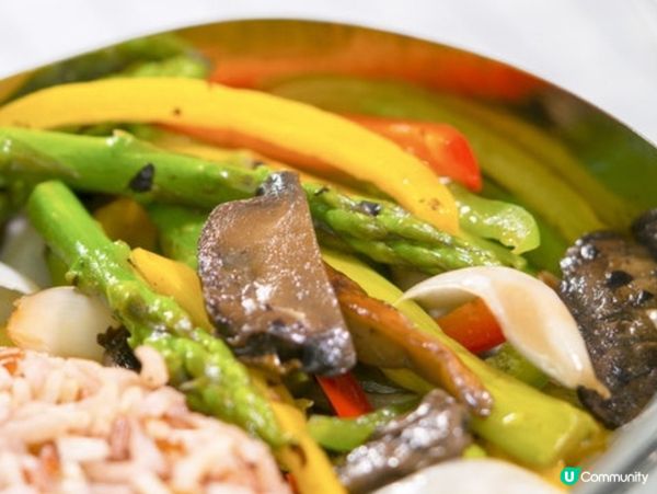 [素] 百合啡菇炒蘆筍