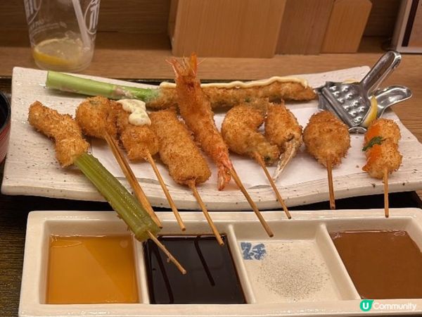 大阪新世界串炸🇫🇷✨，酥脆無負擔😋！