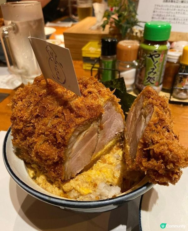 厚切吉列豬扒蓋飯