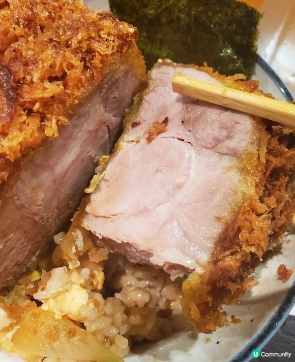 厚切吉列豬扒蓋飯