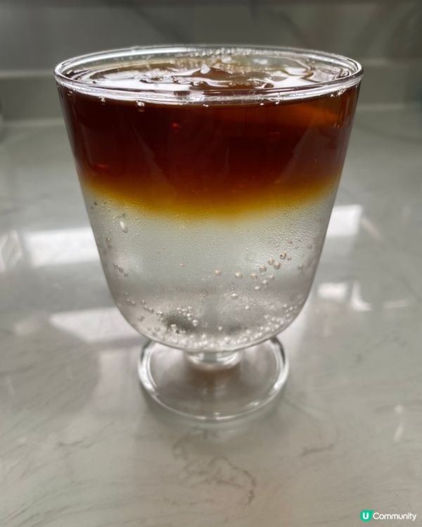 咖啡梳打水，簡簡單單就能做到提神飲料💪🏻 