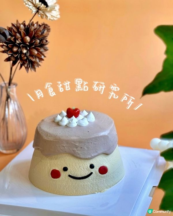 月食甜點研究所｜自己整布甸仔造型蛋糕🍮