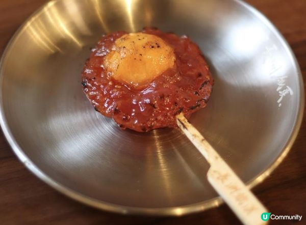 超正蜜燒鹹蛋黃臘腸餅