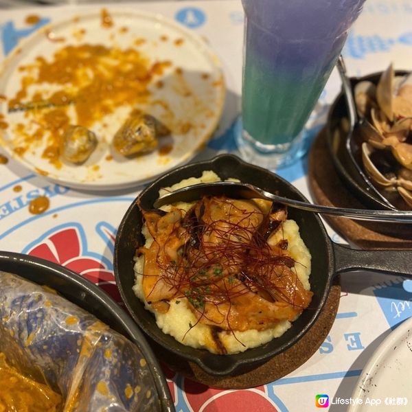 惹味海鮮大餐🐙🦑 香港新商場圍方