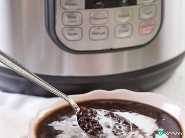 椰汁紅豆黑糯米糖水