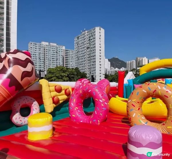 聖誕奶龍樂富限定遊樂場