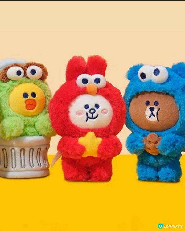Line friends x sesame street❤️