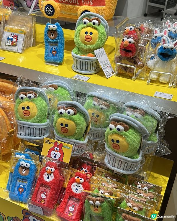Line friends x sesame street❤️