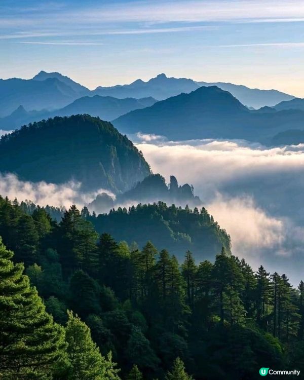 峨嵋山清晨雲海