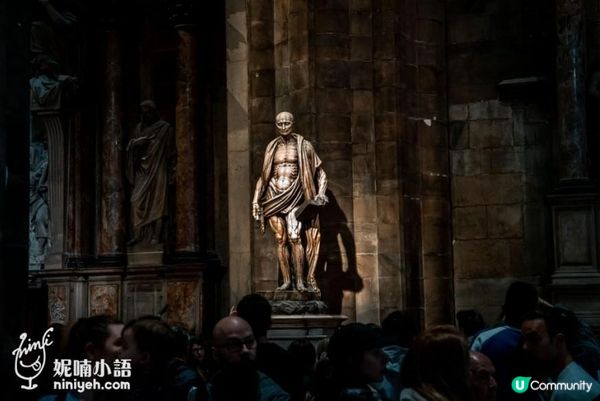 米蘭大教堂必看雕像－殉道者