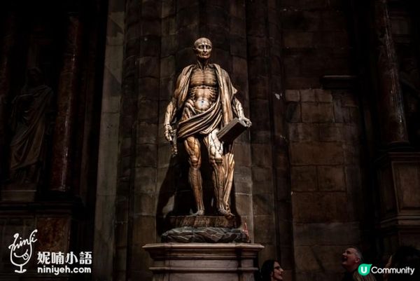 米蘭大教堂必看雕像－殉道者
