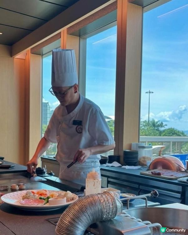 銅鑼灣阪神鐵板燒料理, 食物ok服務唔得.