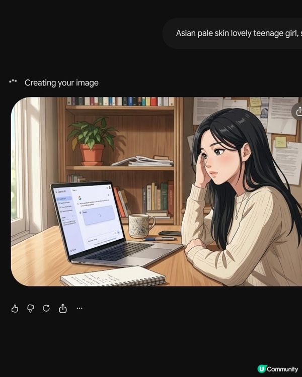 問gemini等回信