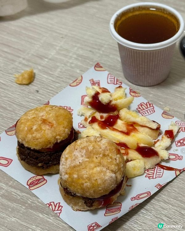 親子玩具：自製漢堡包薯條