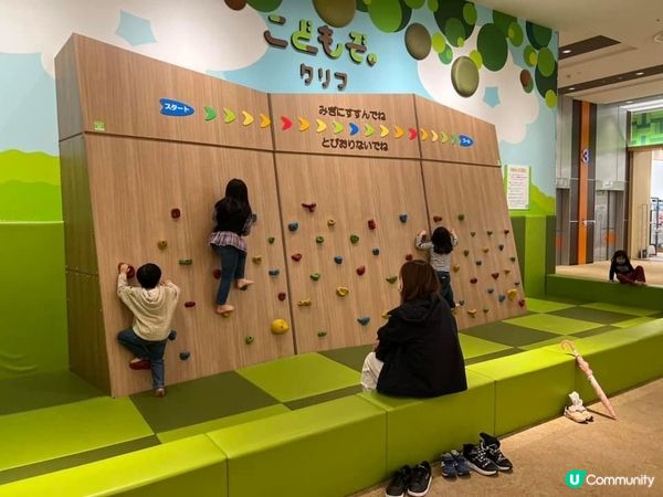 親子度200分的名古屋商場:有免費室內滑梯攀石區❤️