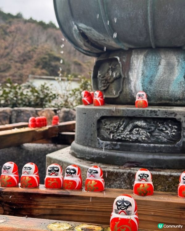 達摩⛰️求勝運！關西秘境勝尾寺 🤩