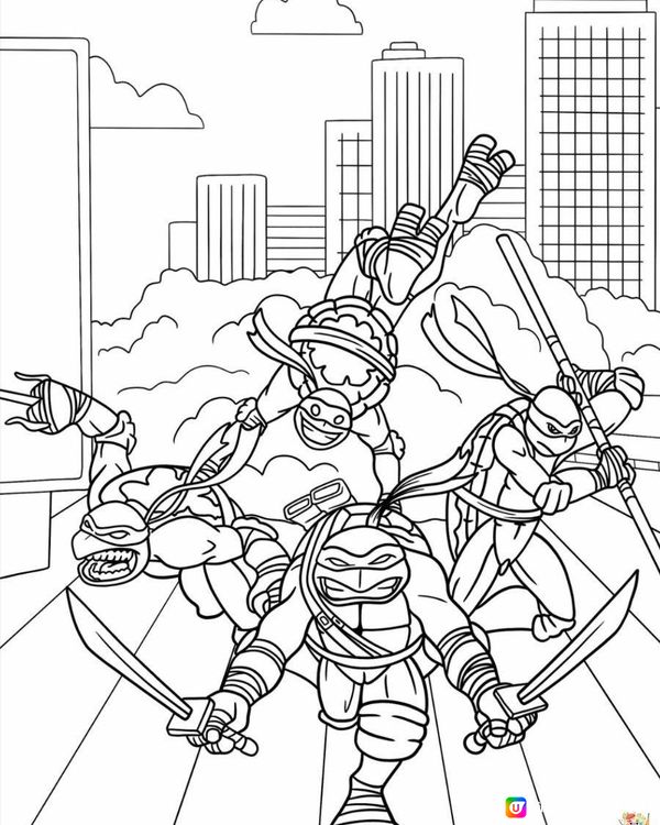 Ninja Turtle Coloring Pages: Creative Adventures Await