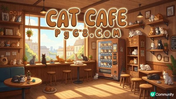 PG游戏玩家新选择：《Cat Cafe》Steam上架，当店长伺候猫主子还债款