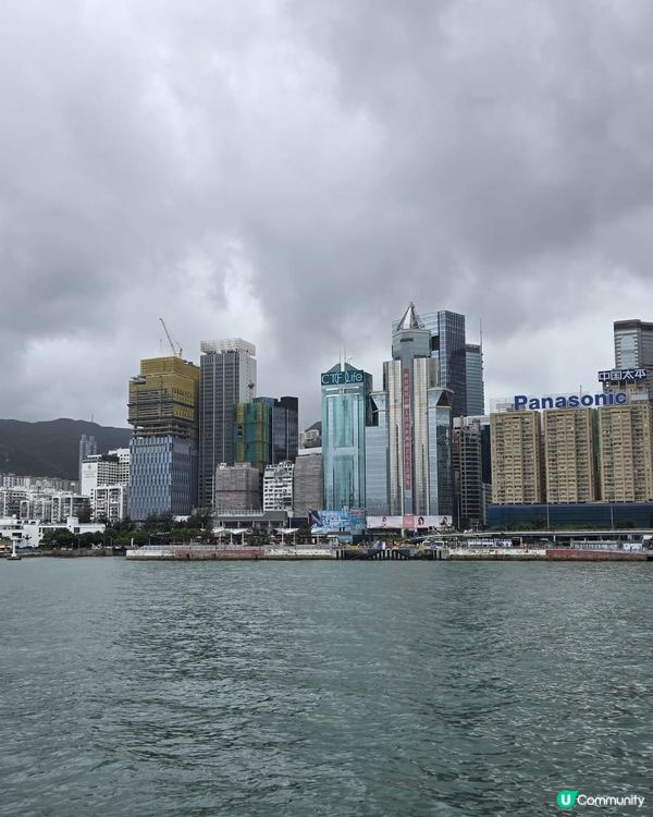 🌬️打風過後嘅維多利亞港🚢🌨️🌬️