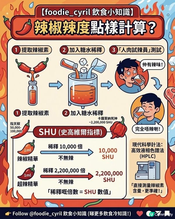 辣椒🌶️辣度點樣🧐計？（人肉試辣員🥵嘅血淚史！）
