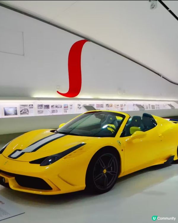 這兒就像在法拉利的 Showroom 一樣,看得一眾車就迷雙...