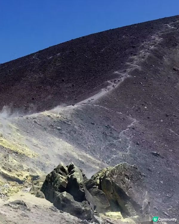 在西西里島海濱小城Milazzo 登上了大渡輪, 向小島Vu...
