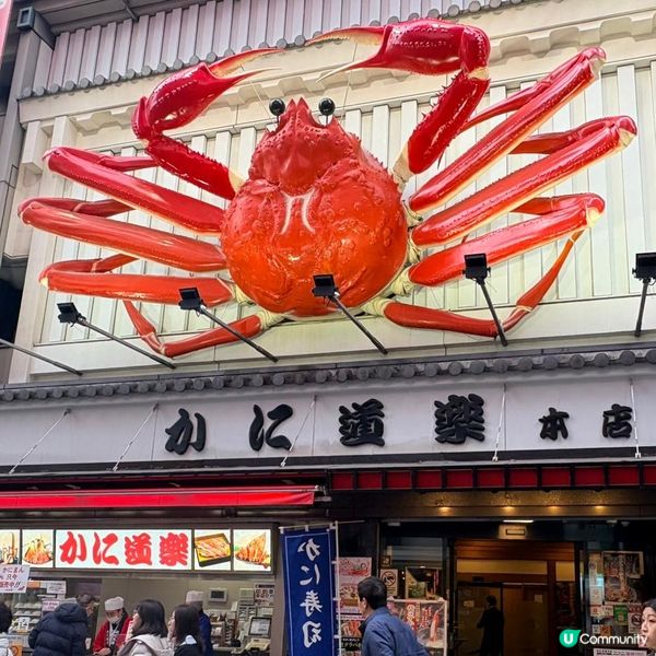 🦀🦀🦀 蟹迷必去！道頓堀蟹道樂🤤